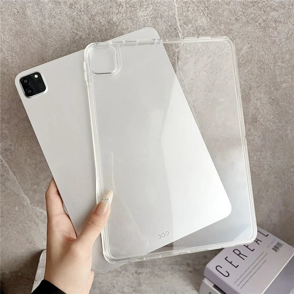 Clear Acrylic Case for iPad Pro 11 (2022) / (2021) / (2020) / (2018) Shockproof Slim Tablet Cover - 1