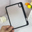 For iPad mini (2024) / (2021) Case Acrylic + PC Matte Tablet Cover with Pencil Holder - Black - 3
