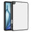 Tablet Case For iPad 10.2 (2021) / (2020) / (2019) , Acrylic + PC Matte Cover with Pencil Holder - Black - 1