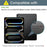 For iPad Pro 13 (2025) / 13 (2024) Case Acrylic + PC Matte Tablet Cover with Pencil Holder - Black - 6