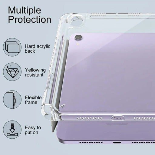 For iPad mini (2024) / (2021) Case Corner Protection Clear Acrylic + TPU Tablet Cover - 2