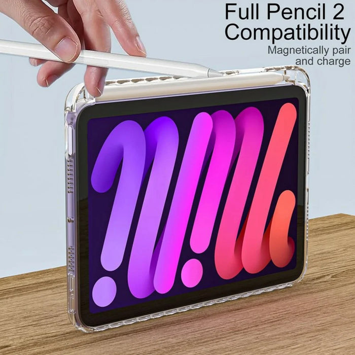 For iPad mini (2024) / (2021) Case Corner Protection Clear Acrylic + TPU Tablet Cover - 5
