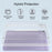 For iPad Air 11 (2026) / (2025) / (2024) Case Corner Protection Clear Acrylic + TPU Tablet Cover - 2