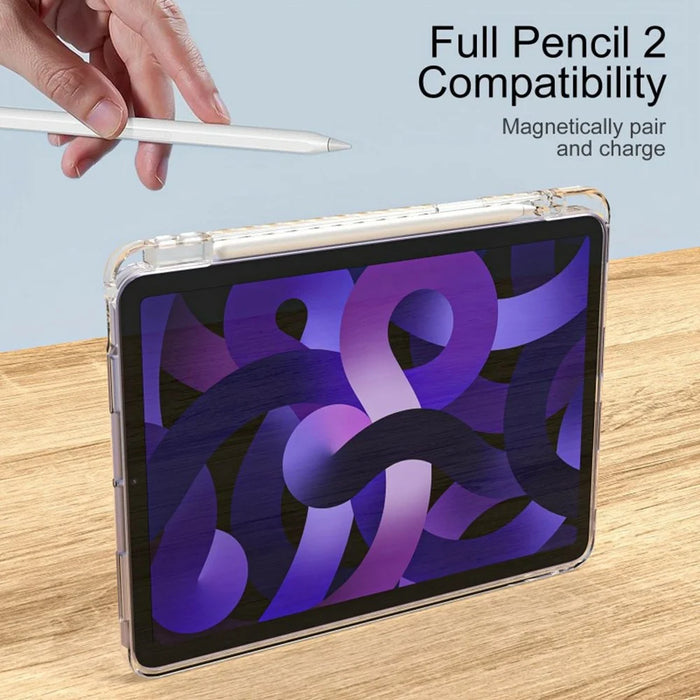 For iPad Air 11 (2026) / (2025) / (2024) Case Corner Protection Clear Acrylic + TPU Tablet Cover - 4