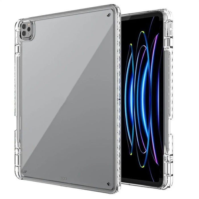 For iPad Pro 13 (2025) / 13 (2024) Case Corner Protection Clear Acrylic + TPU Tablet Cover - 1