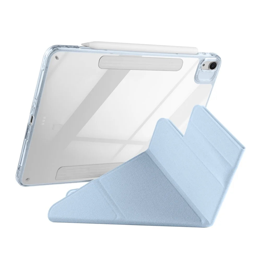 Magnetic PU TPU Acrylic Stand Tablet Case For iPad Air 11 (2026) / (2025) / (2024) / Air (2022) / (2020) / Pro 11 (2022) / (2021) / (2020) / (2018) - Baby Blue - 5