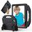 For iPad mini (2024)  /  (2021) Case Ultra-Soft EVA Thumb Kickstand Tablet Cover - Black - 1
