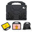 For iPad mini (2024)  /  (2021) Case Ultra-Soft EVA Thumb Kickstand Tablet Cover - Black - 2