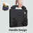For iPad mini (2024)  /  (2021) Case Ultra-Soft EVA Thumb Kickstand Tablet Cover - Black - 4
