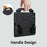 Ultra-Soft EVA Thumb Kickstand Tablet Case For iPad Air 13 (2026) / (2025) / (2024) / Pro 13 (2025) / 13 (2024) / Pro 12.9 (2022) / (2021) / (2020) / (2018) - Black - 4