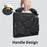 Ultra-Soft EVA Case For iPad 9.7-inch (2018)  /  (2017)  /  Air 2  /  Air (2013) Thumb Kickstand Tablet Cover - Black - 4