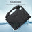 Ultra-Soft EVA Case For iPad 9.7-inch (2018)  /  (2017)  /  Air 2  /  Air (2013) Thumb Kickstand Tablet Cover - Black - 5