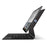 For iPad Pro 11 (2025) / (2024) Smart Pogo Pin Direct Connection Keyboard (Russian Layout) + Leather Tablet Case - Black - 4