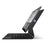 For iPad Pro 11 (2025) / (2024) Smart Pogo Pin Direct Connection Keyboard (Arabic Layout) + Leather Tablet Case - Black - 4