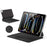 For iPad Pro 13 (2025) / 13 (2024) Smart Pogo Pin Direct Connection Keyboard + Leather Tablet Case - Black - 6