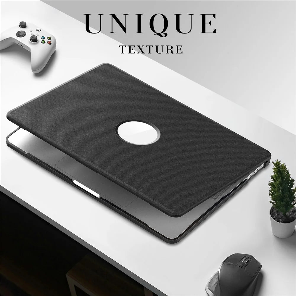 Kickstand Case for MacBook Pro 13 inch (2020)  /  (2019)  /  (2018)  /  (2017)  /  (2016) A1706  /  A1708  /  A1989  /  A2159  /  A2338  /  A2289  /  A2251 Laptop Cover - Black - 5