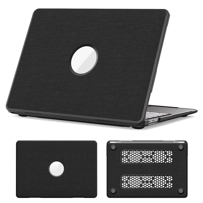 Laptop Case for MacBook Air 13 inch (2020) /  (2018) (A2337 M1 A2179 A1932) Protective Cover - Black - 1