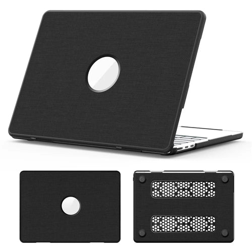 Laptop Case for MacBook Air 13 inch (2026) A3449 / (2025) A3240 / (2024) A3113 / (2022) A2681 Protective Cover - Black - 1