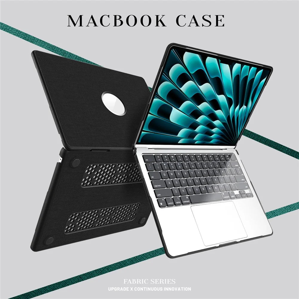 Laptop Case for MacBook Air 13 inch (2026) A3449 / (2025) A3240 / (2024) A3113 / (2022) A2681 Protective Cover - Black - 4