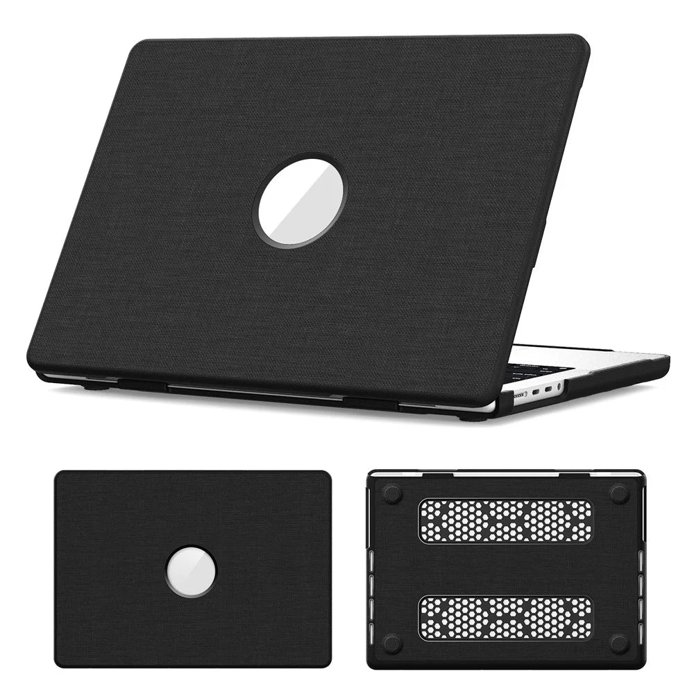 Laptop Case for MacBook Pro 14 inch (2026) A3427 A3426 / (2025) A3434 A3112 A3185 A3401 / (2024) A2918 A2992 / (2023) A2779 / (2022) / (2021) A2442 Protective Cover - Black - 1