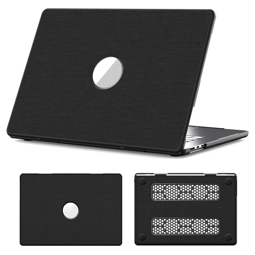 Laptop Case for MacBook Air 15 inch (2026) A3448 / (2025) A3241 / (2024) A311 / (2023) A2941 Protective Cover - Black - 1