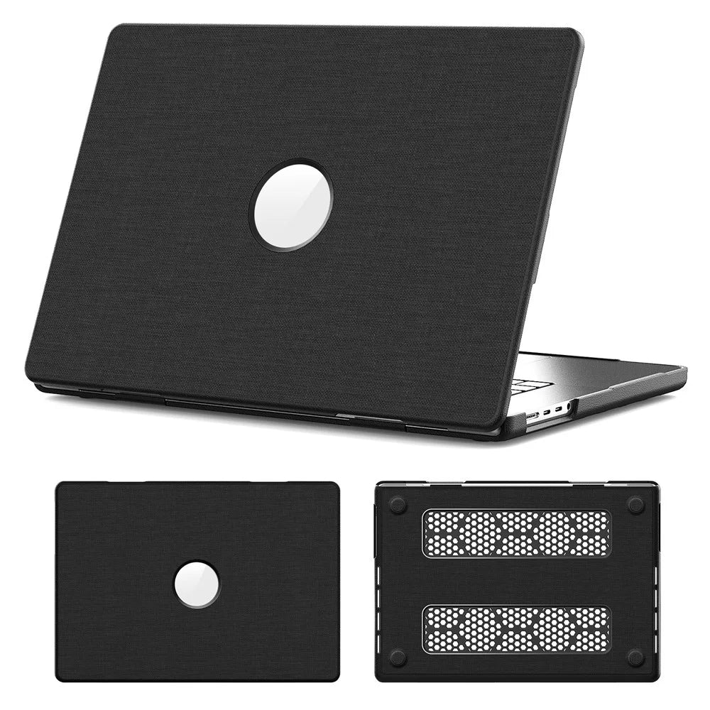 Laptop Case for MacBook Pro 16 inch (2026) A3429 A3428 / (2025) A3186 A3403 / (2024) A2991 / (2023) A2780 / (2021) A2485 Protective Cover - Black - 1