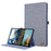 For Infinix Xpad GT Case with Stand Card Holder Cloth Texture Leather Tablet Cover - Blue - 1