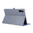 For Infinix Xpad GT Case with Stand Card Holder Cloth Texture Leather Tablet Cover - Blue - 3