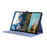 For Infinix Xpad GT Case with Stand Card Holder Cloth Texture Leather Tablet Cover - Blue - 4