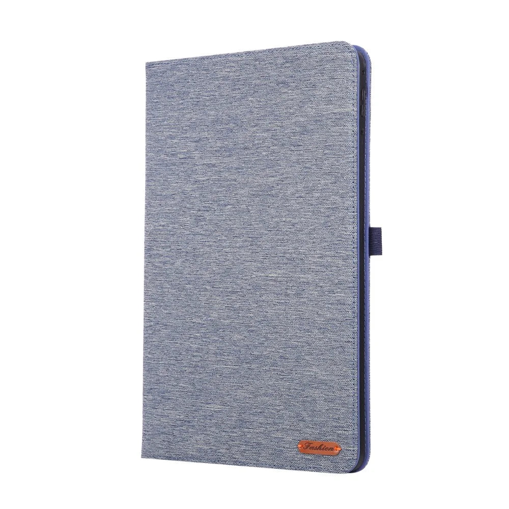 For Infinix Xpad GT Case with Stand Card Holder Cloth Texture Leather Tablet Cover - Blue - 5