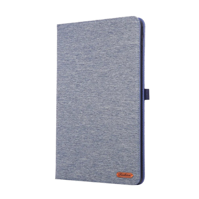 For Infinix Xpad GT Case with Stand Card Holder Cloth Texture Leather Tablet Cover - Blue - 5