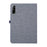 For Infinix Xpad GT Case with Stand Card Holder Cloth Texture Leather Tablet Cover - Blue - 6