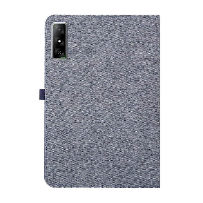 For Infinix Xpad GT Case with Stand Card Holder Cloth Texture Leather Tablet Cover - Blue - 6