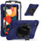 For Lenovo Tab K9 / Tab One Kickstand Case TPU PC Silicone Tablet Cover with Shoulder Strap - Navy Blue - 2