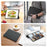 DUX DUCIS For Lenovo Tab K11 Gen 2 / Lenovo Idea Tab Case  Domo Series Tri-fold Stand PU Leather Protective Tablet Cover - Black - 7