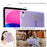For iPad (2025)  /  10.9 (2022) Case Shockproof TPU Tablet Cover with Wristband - Purple - 5
