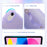 For iPad (2025)  /  10.9 (2022) Case Shockproof TPU Tablet Cover with Wristband - Purple - 6