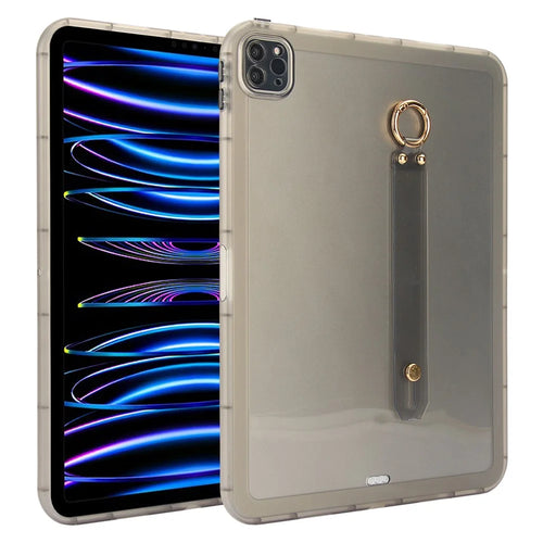 Tablet Case For iPad Pro 11 (2022)  /  (2021)  /  (2020) Shockproof TPU Cover with Wristband - Black - 1