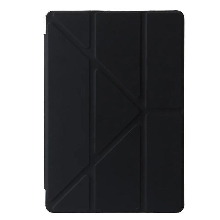 For Lenovo Tab K11 Gen 2 / Idea Tab / Xiaoxin Pad 11 2025 Case PU Leather Origami Stand Clear Tablet Cover - Black - 5