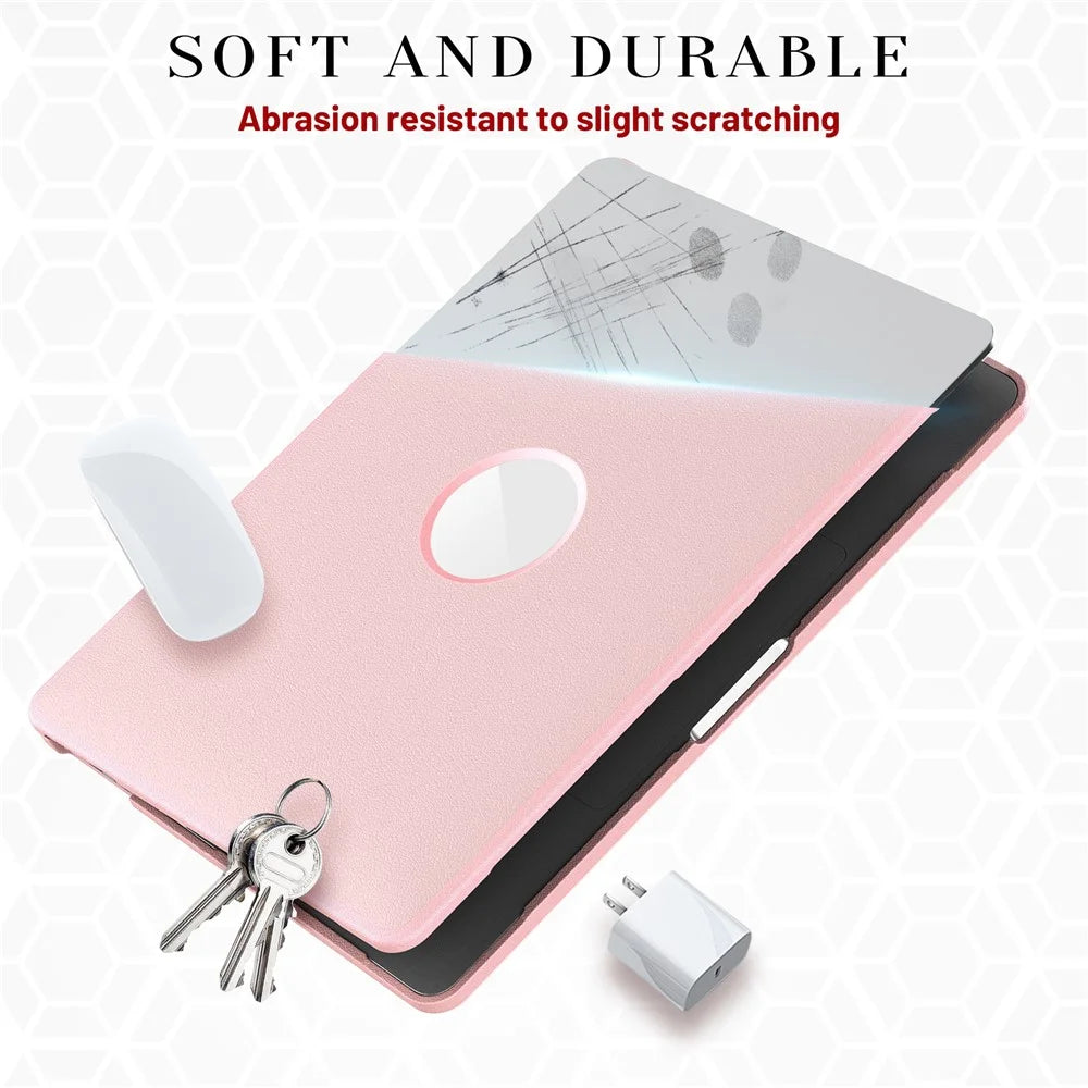 Laptop Case for MacBook Pro 13 inch (2020) / (2019) / (2018) / (2017) / (2016) / A1706 / A1708 / A1989 / A2159 / A2338 / A2289 / A2251 Notebook Kickstand Cover - Pink - 4