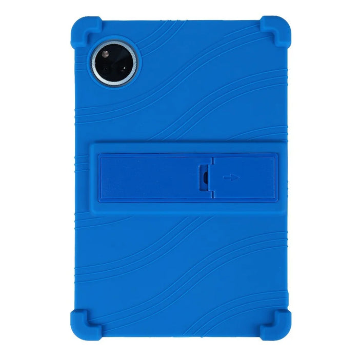 For Doogee Tab A9+ / Tab A9 Pro+ Case Adjustable Kickstand Silicone Tablet Protective Cover - Dark Blue - 1