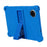 For Doogee Tab A9+ / Tab A9 Pro+ Case Adjustable Kickstand Silicone Tablet Protective Cover - Dark Blue - 4