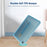For Samsung Galaxy Tab A7 10.4 (2020) Case Shockproof TPU Tablet Cover with Wristband - Blue - 2