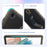 For Samsung Galaxy Tab A8 10.5 (2021) Case Shockproof TPU Tablet Cover with Wristband - Black - 6
