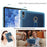 For Samsung Galaxy Tab S9 Case Shockproof TPU Tablet Cover with Wristband - Blue - 5