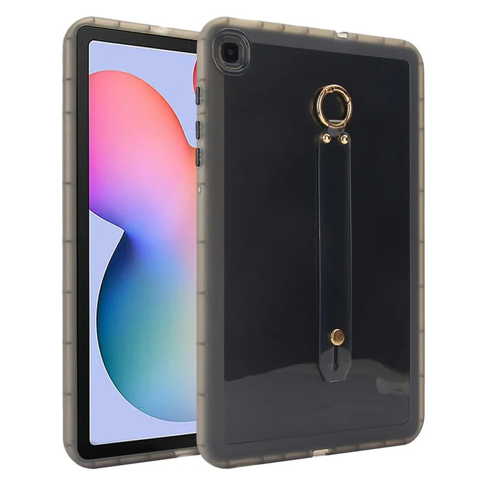 Tablet Case For Samsung Galaxy Tab S6 Lite (2024) / (2022) / (2020) Shockproof TPU Cover with Wristband - Black - 1