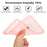 For Samsung Galaxy Tab A9 Case Shockproof TPU Tablet Cover with Wristband - Pink - 7