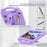 For Lenovo Tab K9  /  Tab One Case Kids Cartoon Patterns Hand Grip Kickstand Tablet EVA Cover - Purple - 3