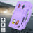 For Lenovo Tab K9  /  Tab One Case Kids Cartoon Patterns Hand Grip Kickstand Tablet EVA Cover - Purple - 5