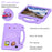 For Lenovo Tab K9  /  Tab One Case Kids Cartoon Patterns Hand Grip Kickstand Tablet EVA Cover - Purple - 6